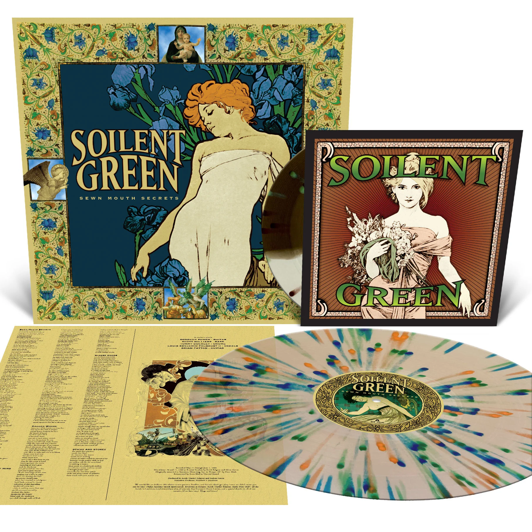Soilent Green "Sewn Mouth Secrets LP + A String Of Lies 7" Bundle" Bundle - Image 10
